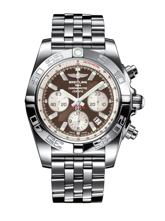 Breitling AB011012.Q575.375A : Chronomat 44 Stainless Steel / Metallica Brown /