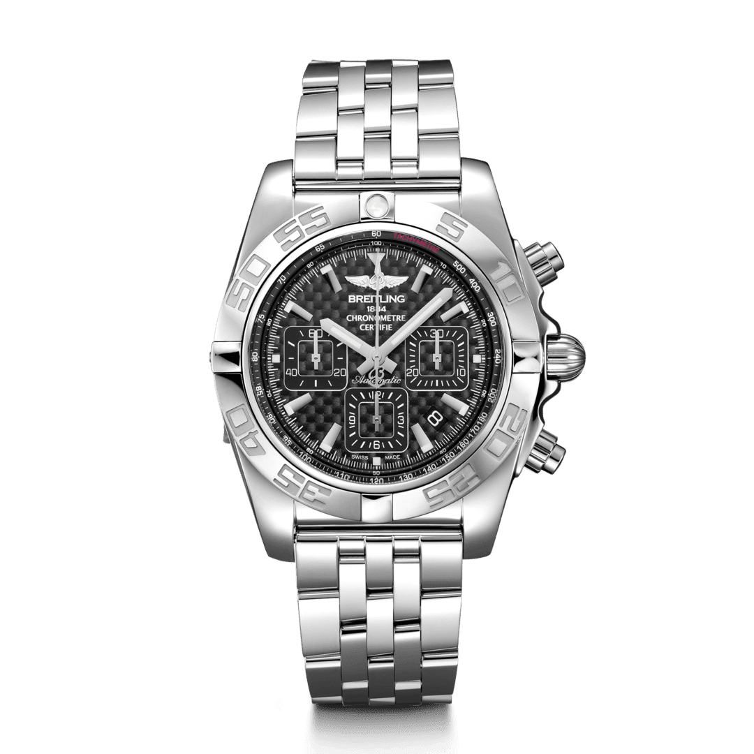 Breitling AB0110121B2A1 : Chronomat 44 Stainless Steel / Carbon / Bracelet