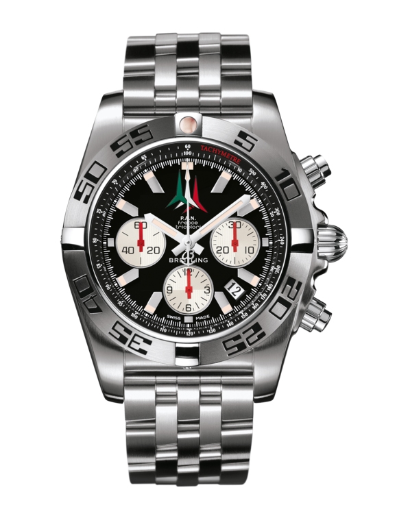 Breitling AB01104D.BC62.377A : Chronomat 44 Stainless Steel / Frecce Tricolori / Bracelet