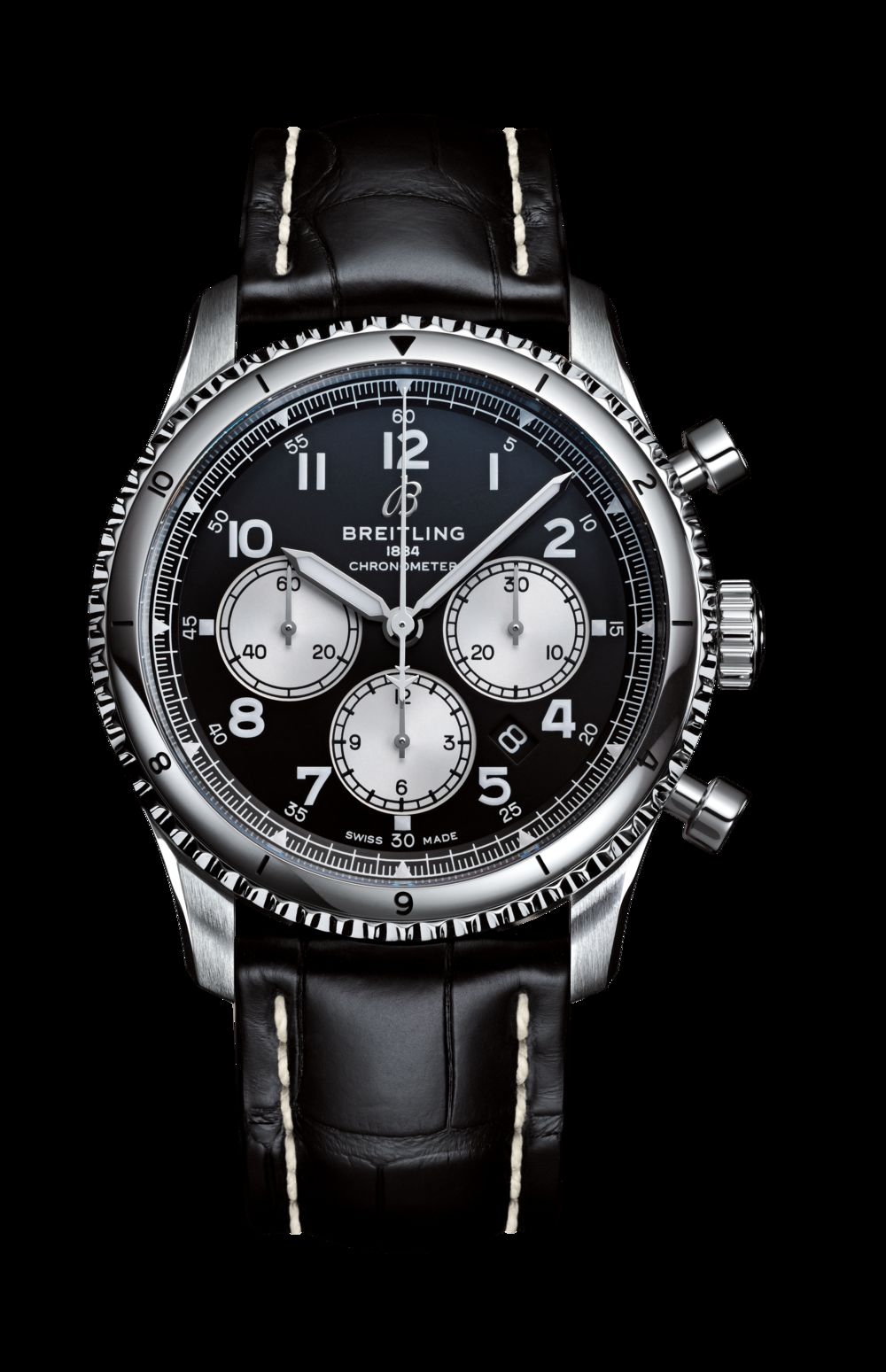 Breitling AB01191A1B1P1 : Navitimer 8 B01 Chronograph 43 Stainless Steel Swiss Air