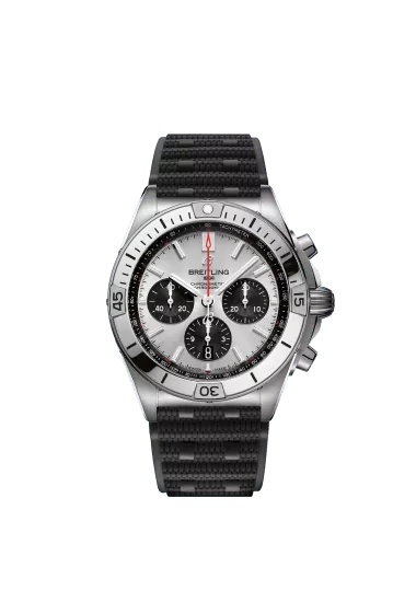 Breitling AB0134101G1S2 : Chronomat B01 42 Stainless Steel / Silver / Rubber