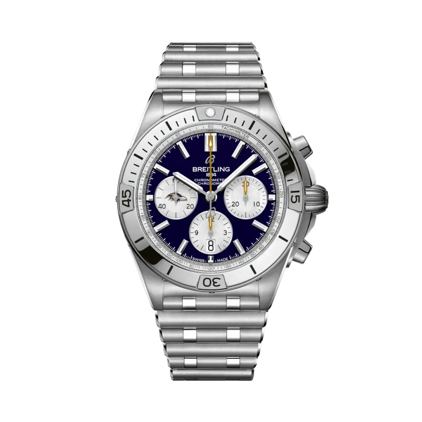 Breitling AB01342B1K2A1 : Chronomat B01 42 NFL Baltimore Ravens / Rouleaux