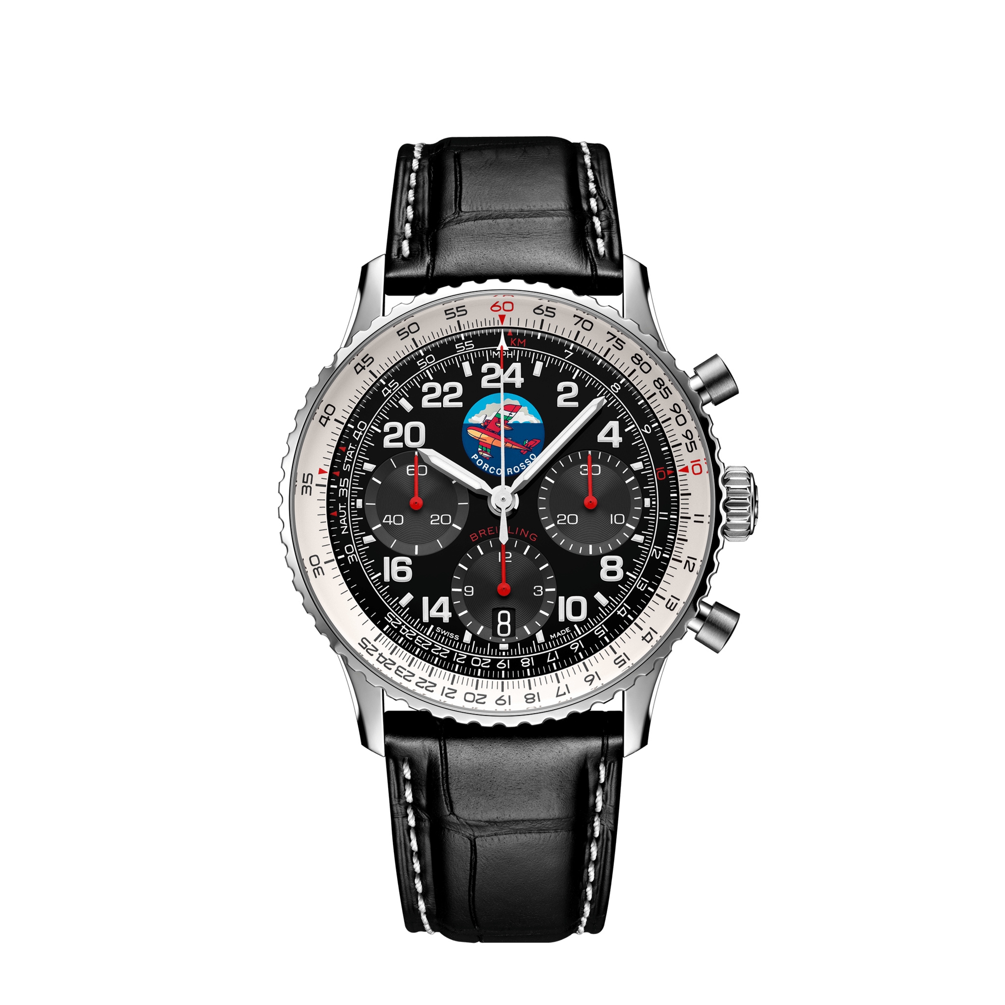 Breitling AB02302A1B1P1 : Navitimer B02 Chronograph 41 Cosmonaute Porco Rosso