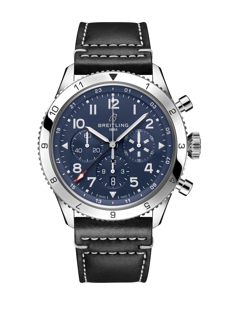 Breitling AB04451A1C1X1 : Super AVI B04 Chronograph GMT 46 Corsair
