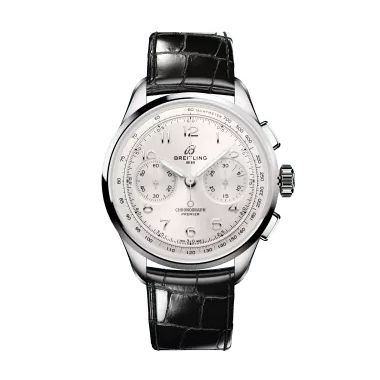 Breitling AB0930371G1P1 : Premier Heritage B09 Chronograph 40 Stainless Steel / Silver