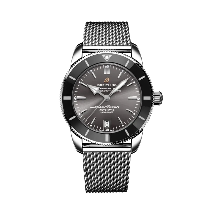 Breitling AB20102B1B1A1 : Superocean Heritage II B20 Automatic 42 Stainless Steel / Grey / UK