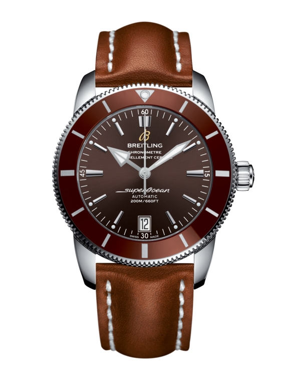 Breitling AB201033.Q617.433X : Superocean Heritage II 42 Stainless Steel / Bronze / Bronze / Calf