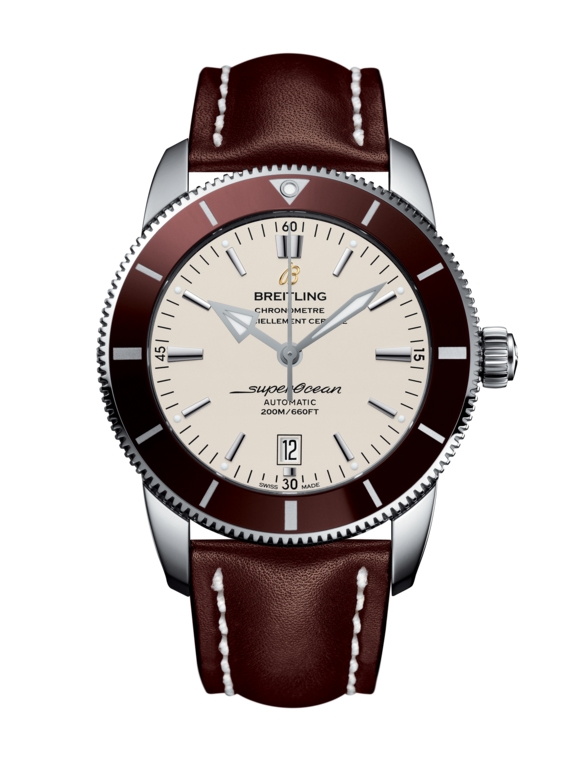 Breitling AB202033/G828/443X/A20BA.1 : Superocean Heritage II 46 Stainless Steel / Bronze / Silver / Calf / Pin