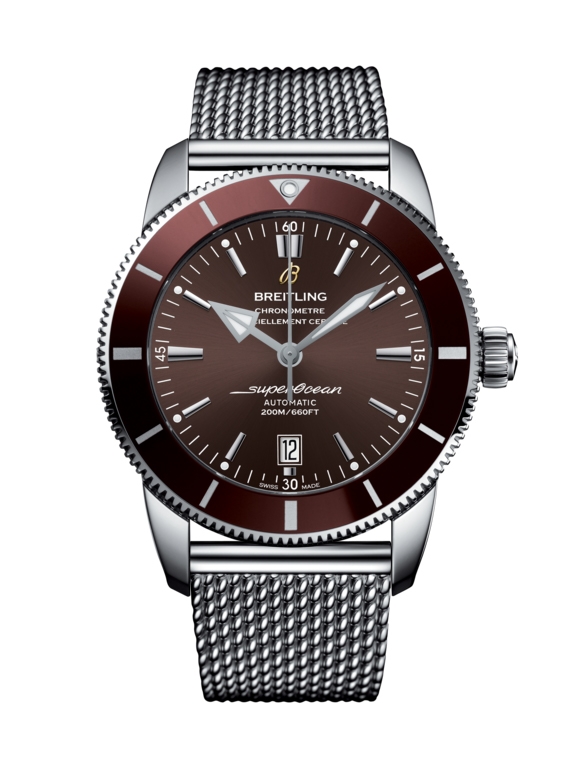Breitling AB202033/Q618/152A : Superocean Heritage II 46 Stainless Steel / Bronze / Bronze / Milanese