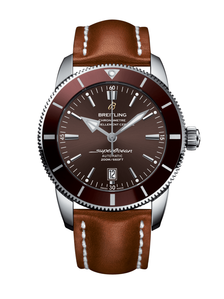 Breitling AB202033/Q618/439X/A20BA.1 : Superocean Heritage II 46 Stainless Steel / Bronze / Bronze / Calf / Pin