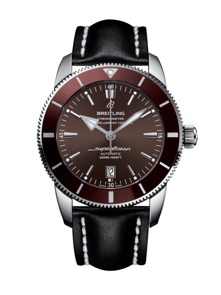 Breitling AB202033/Q618/441X/A20BA.1 : Superocean Heritage II 46 Stainless Steel / Bronze / Bronze / Calf / Pin