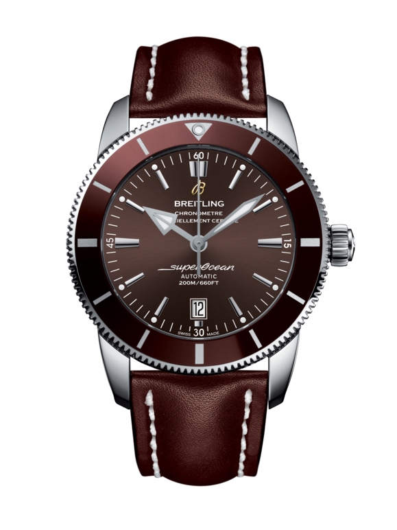 Breitling AB202033/Q618/443X/A20BA.1 : Superocean Heritage II 46 Stainless Steel / Bronze / Bronze / Calf / Pin