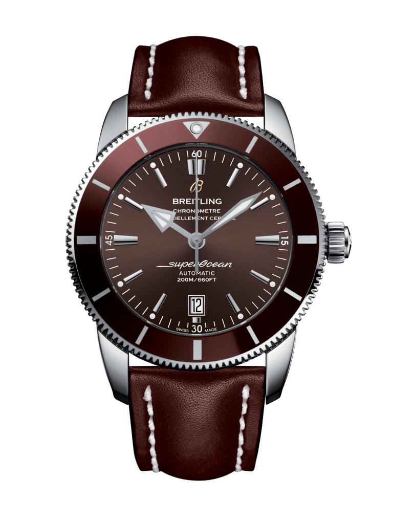 Breitling AB202033/Q618/444X/A20D.1 : Superocean Heritage II 46 Stainless Steel / Bronze / Bronze / Calf / Folding
