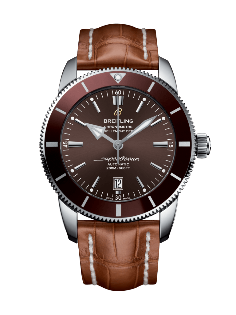 Breitling AB202033/Q618/755P/A20D.1 : Superocean Heritage II 46 Stainless Steel / Bronze / Bronze / Croco / Folding