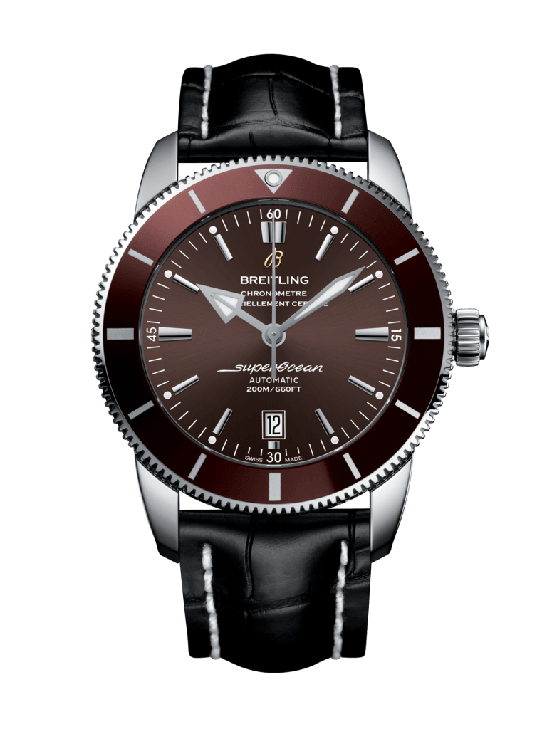 Breitling AB202033/Q618/761P/A20D.1 : Superocean Heritage II 46 Stainless Steel / Bronze / Bronze / Croco / Folding