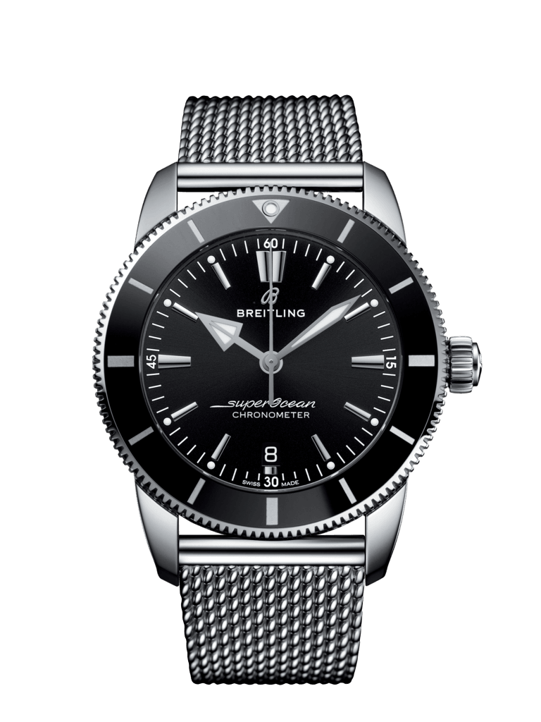 Breitling AB2030121B1A1 : Superocean Heritage II B20 Automatic 44 Stainless Steel / Black / Bracelet