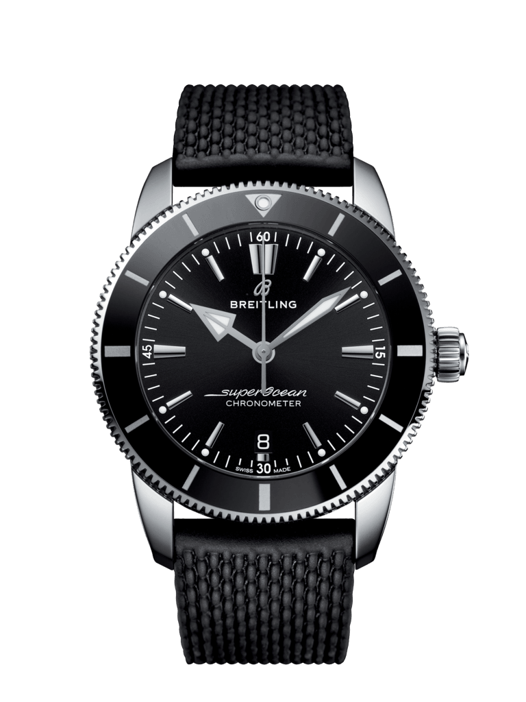 Breitling AB2030121B1S1 : Superocean Heritage II B20 Automatic 44 Stainless Steel / Black / Rubber / Folding