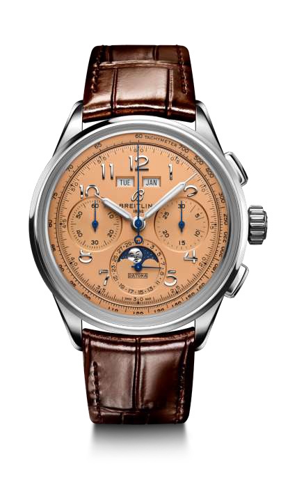 Breitling AB2510201K1P1 : Premier Heritage B25 Datora 42 Stainless Steel / Copper
