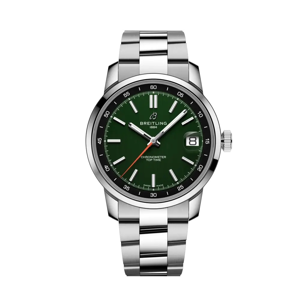 Breitling AB3113171L1A1 : Top Time B31 Stainless Steel / Green / Bracelet