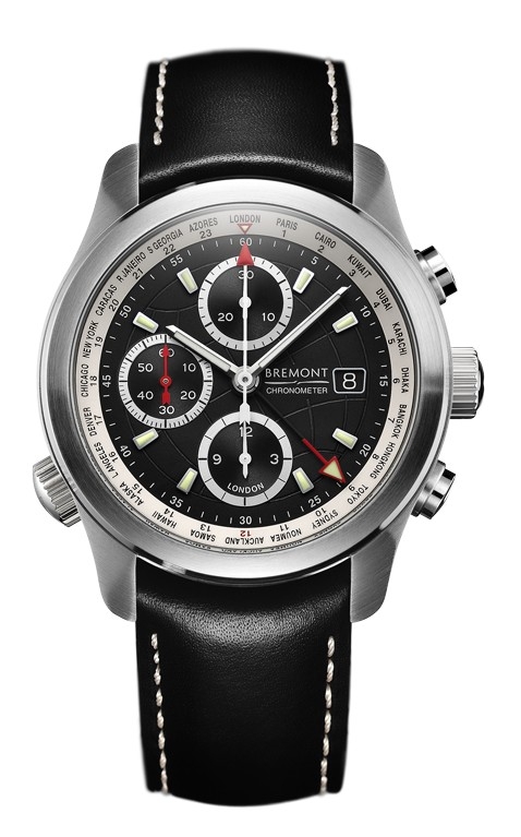 Bremont ALT1WTBK : ALT1-WT Worldtimer Black