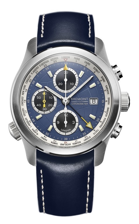 Bremont ALT1WTBL : ALT1-WT Worldtimer Blue
