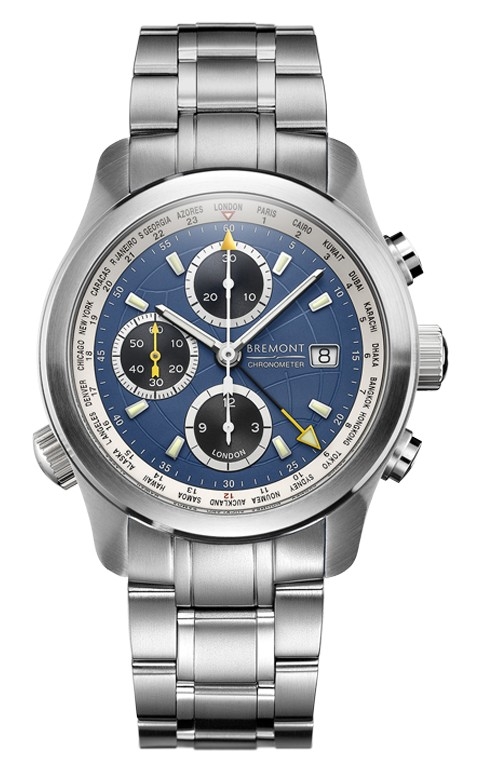 Bremont ALT1WTBLbr : ALT1-WT Worldtimer Blue Bracelet