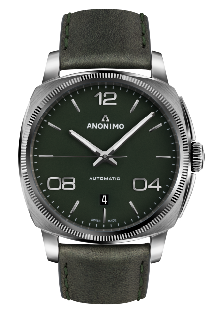 Anonimo AM-4000.01.107.W66 : Epurato Automatic Stainless Steel / Green / Leather