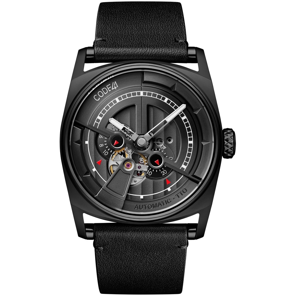 CODE41 AN01-BK-ST-BK : Anomaly-01 Black PVD / Black