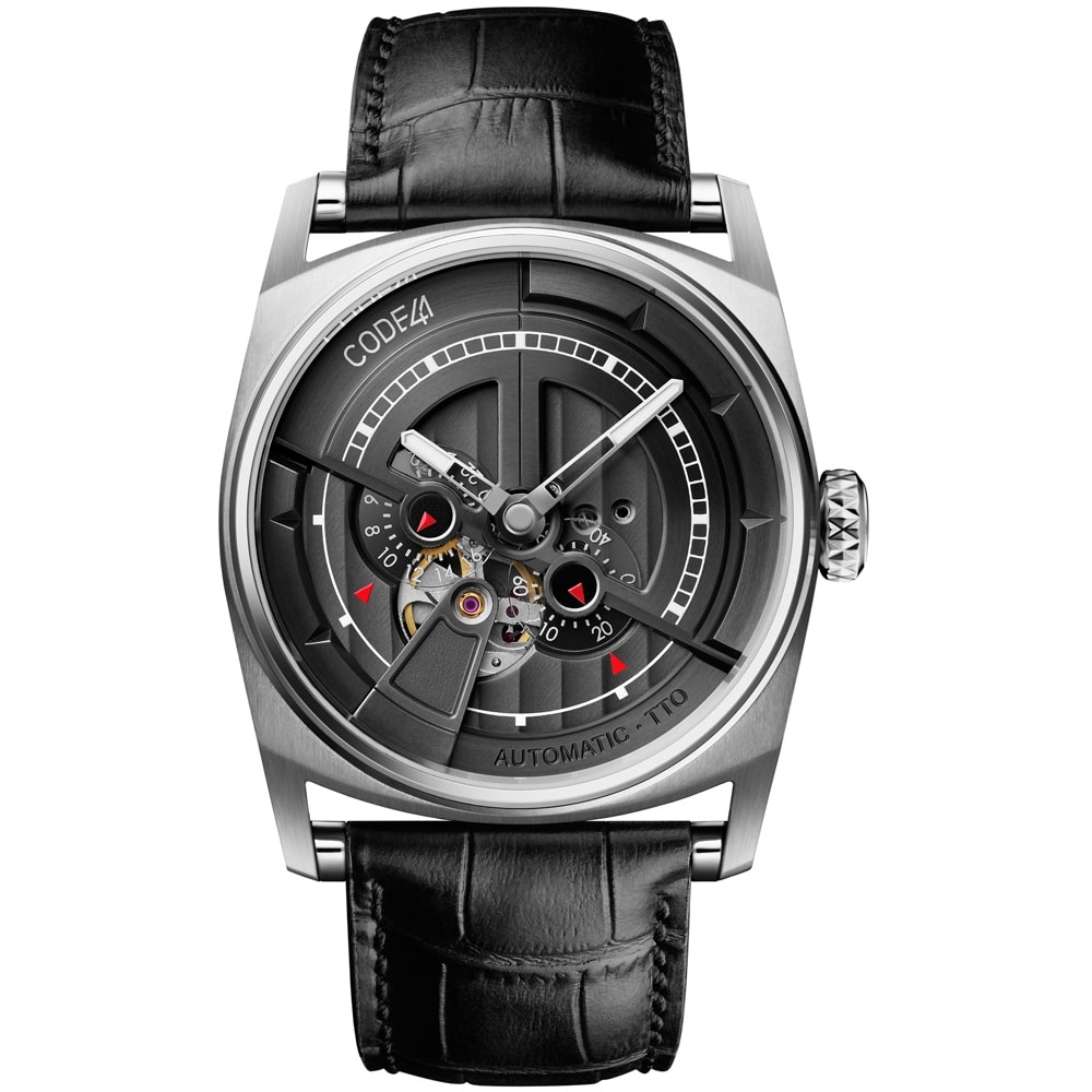 CODE41 AN01-IN-BK-ST-ALIG-BK : Anomaly-01 Stainless Steel / Black