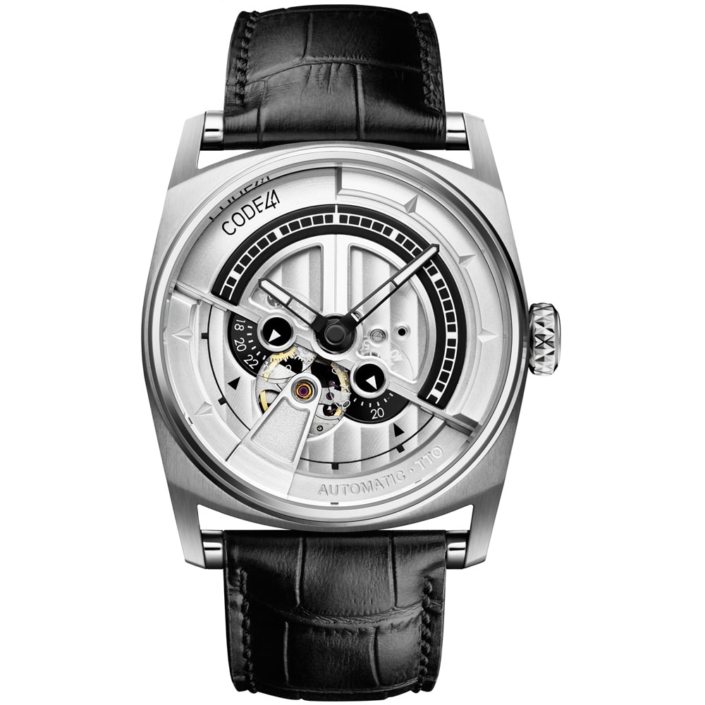 CODE41 AN01-IN-SIL-ST-ALIG-BK : Anomaly-01 Stainless Steel / Silver