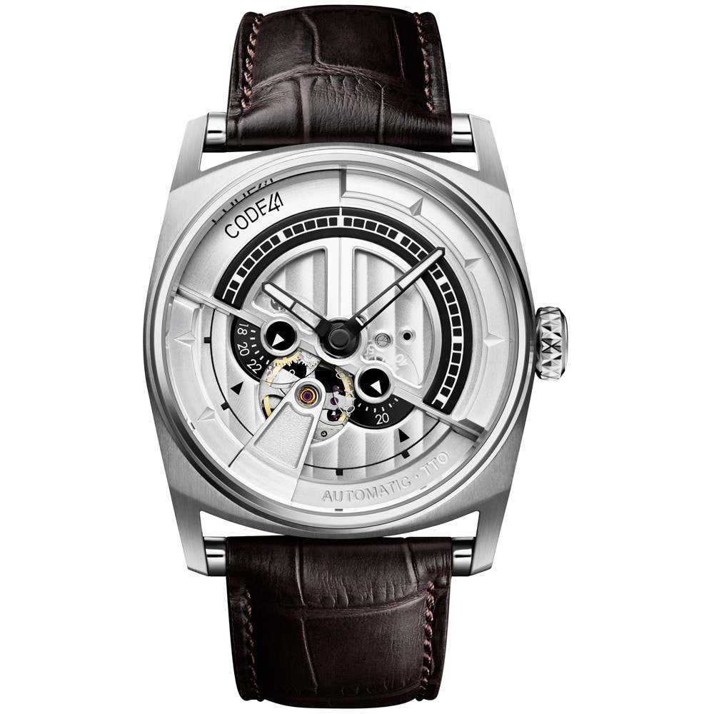 CODE41 AN01-IN-SIL-ST-ALIG-BR : Anomaly-01 Stainless Steel / Silver