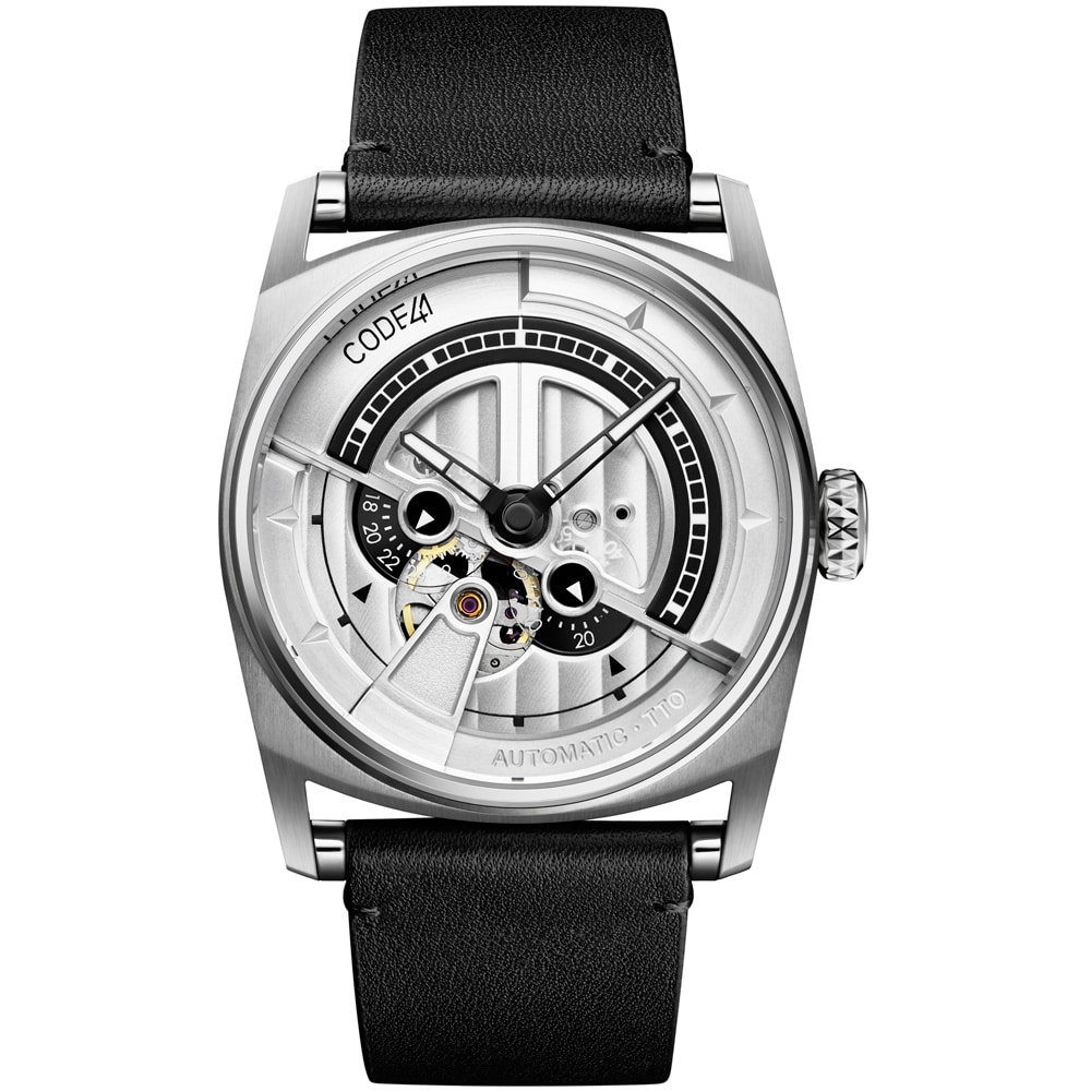 CODE41 AN01-IN-SIL-ST-BK : Anomaly-01 Stainless Steel / Silver