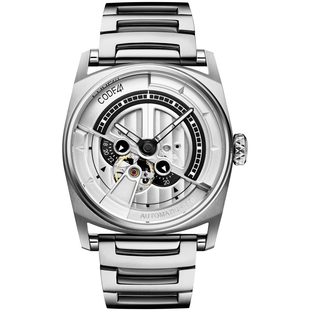 CODE41 AN01-IN-SIL-ST-MET-IN : Anomaly-01 Stainless Steel / Silver