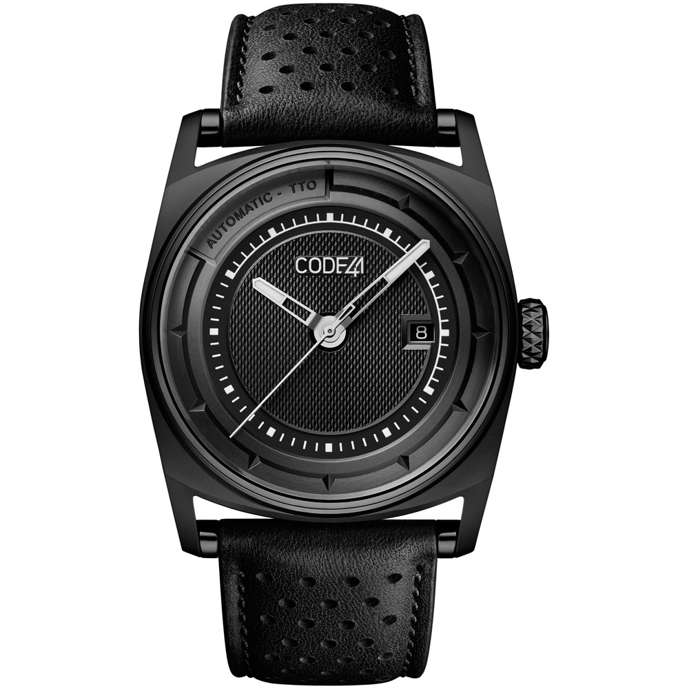 CODE41 AN02-BK-ST-PER-BK : Anomaly-02 Black PVD / Black