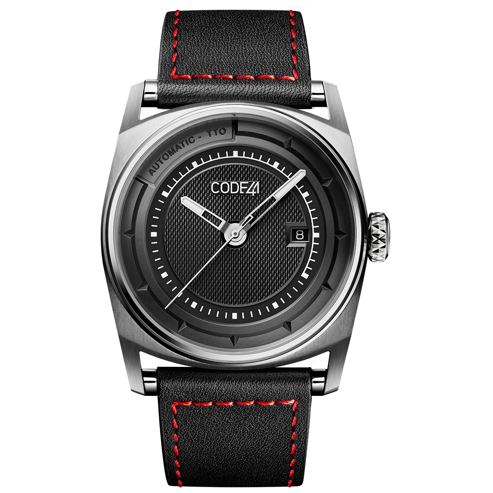 CODE41 AN02-IN-BK-ST-LEA-COU-SP : Anomaly-02 Stainless Steel / Black