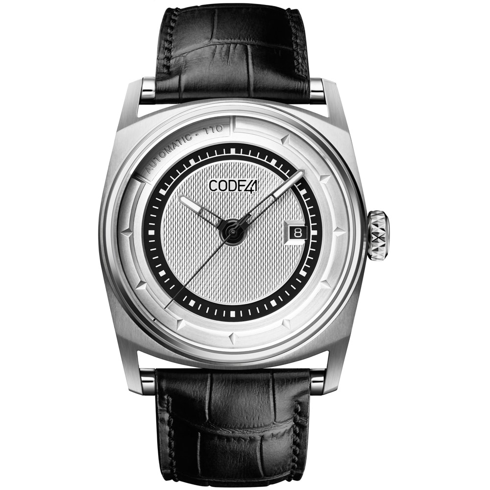 CODE41 AN02-IN-SIL-ST-ALIG-BK : Anomaly-02 Stainless Steel / Silver