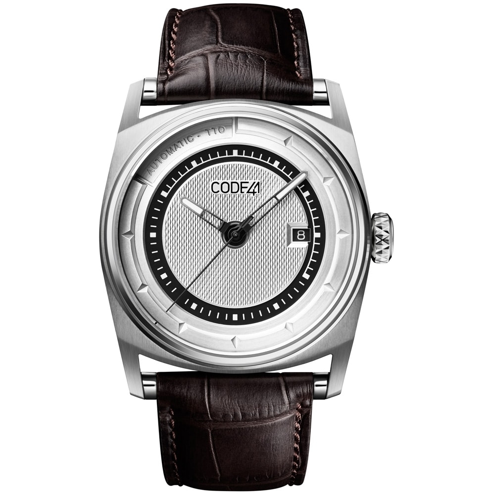 CODE41 AN02-IN-SIL-ST-ALIG-BR : Anomaly-02 Stainless Steel / Silver