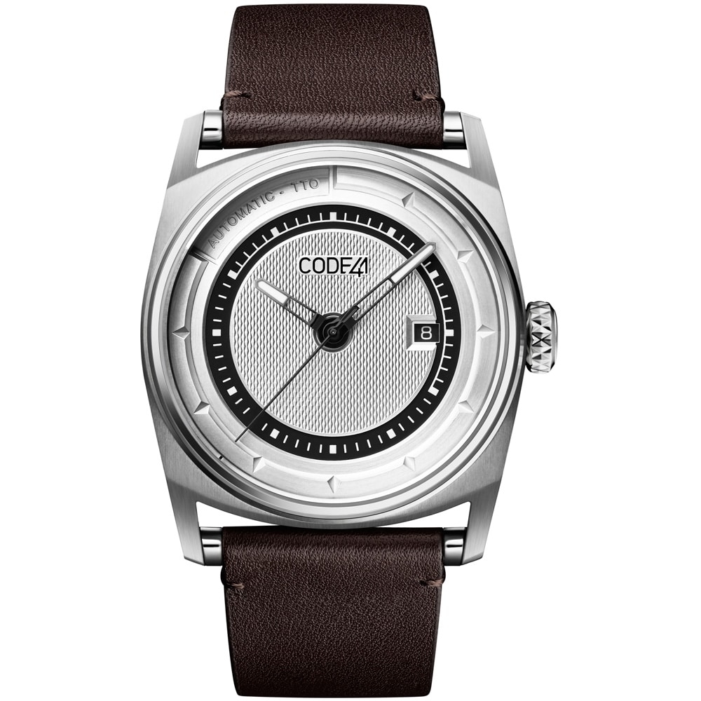 CODE41 AN02-IN-SIL-ST-BR : Anomaly-02 Stainless Steel / Silver