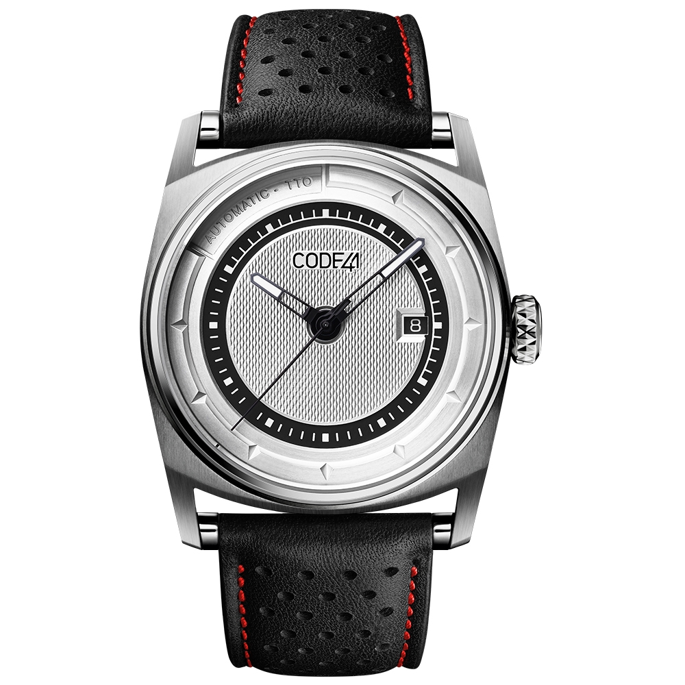 CODE41 AN02-IN-SIL-ST-LEA-PER-COU-SP : Anomaly-02 Stainless Steel / Silver