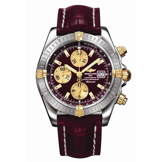Breitling B1335611/K505 : Chronomat Evolution Stainless Steel / Yellow Gold / Black