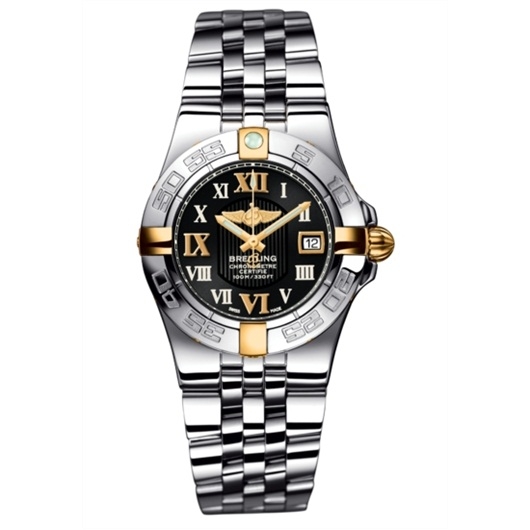 Breitling B71340L2.B951.368A : Galactic 30 Two Tone Black / Roman / Bracelet
