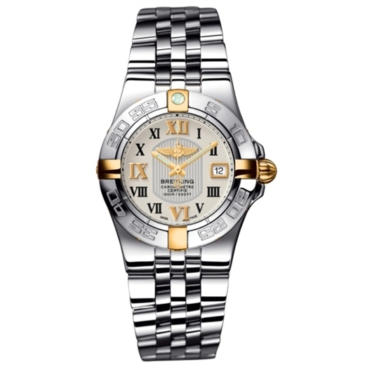 Breitling B71340L2.G671.368A : Galactic 30 Two Tone Silver / Roman / Bracelet