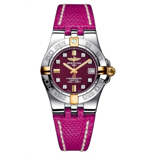 Breitling B71340L2.K526.171Z : Galactic 30 Two Tone Red / Diamond / Teju