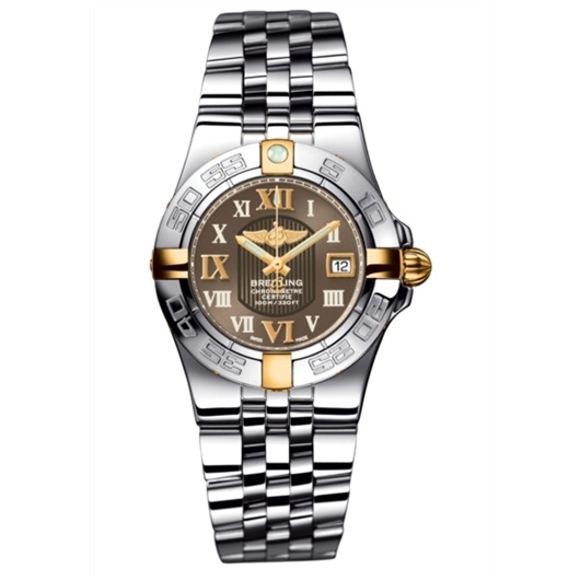Breitling B71340L2.Q562.368A : Galactic 30 Two Tone Amber/ Roman / Bracelet