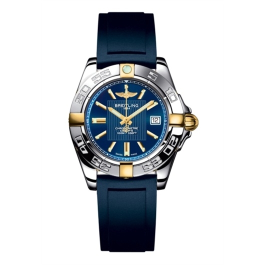Breitling B71356L2.C812.141S : Galactic 32 Two Tone Blue / Rubber