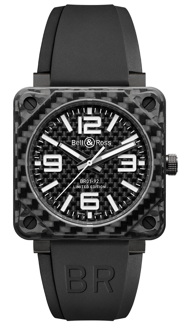 Bell & Ross BR0192-CA FIBER : BR 01 92 Carbon Fiber