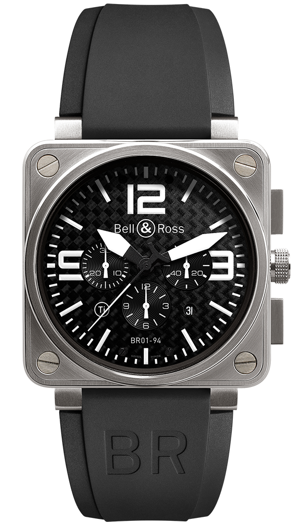 Bell & Ross BR0194TITANIUM : BR 01 94 Titanium Ultralight Chronograph
