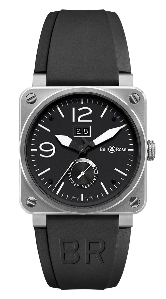 Bell & Ross BR0390BLST : BR 03 90 Grande Date & Reserve de Marche
