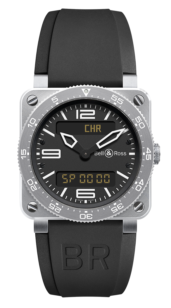 Bell & Ross BR0392-AVIA-ST : BR 03 92 Type Aviation Steel