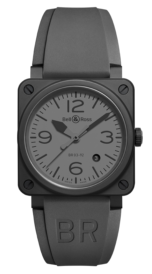 Bell & Ross BR0392-COMMANDO-CE : BR 03 92 Commando Ceramic